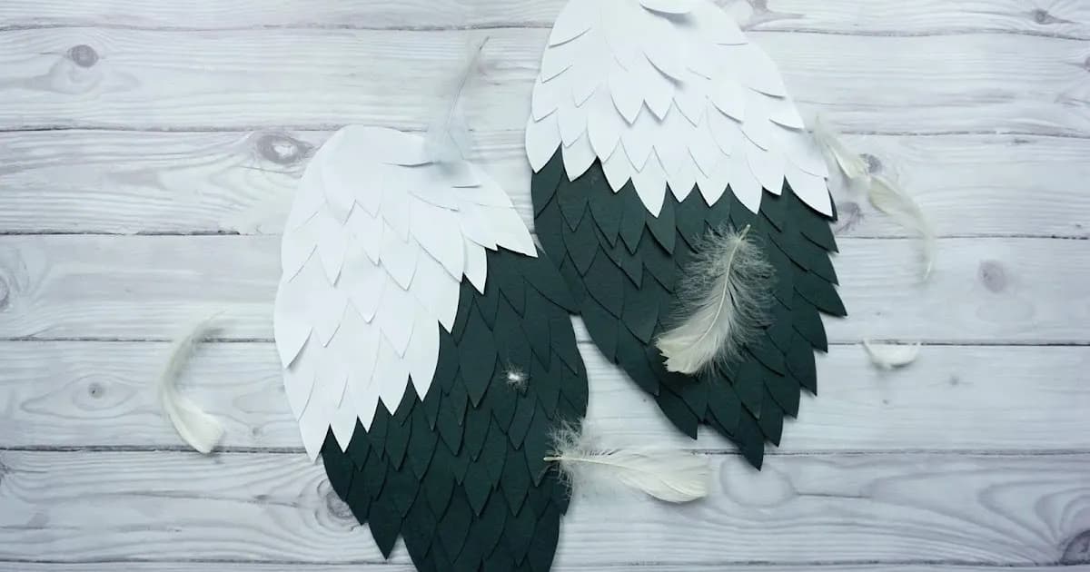 Skrzydła jak zrobić strój bociana - łatwe i tanie pomysły DIY